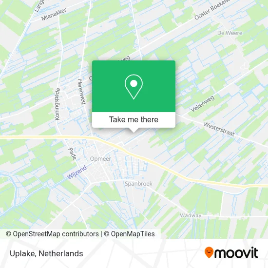 Uplake map