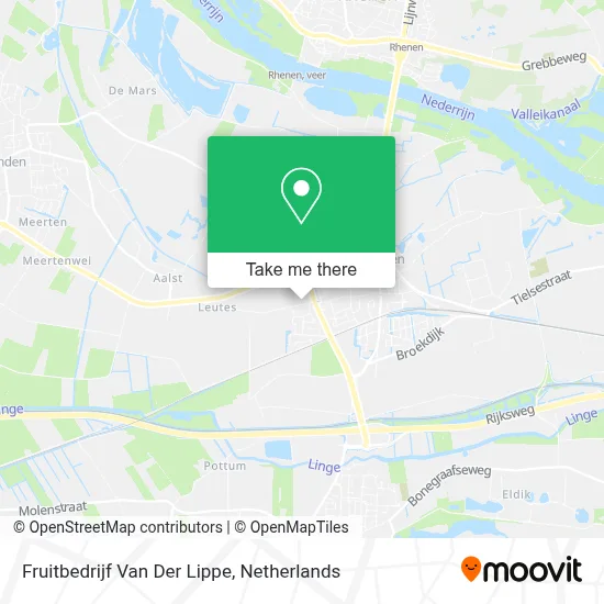 Fruitbedrijf Van Der Lippe map