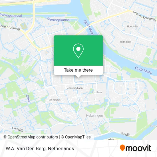W.A. Van Den Berg map