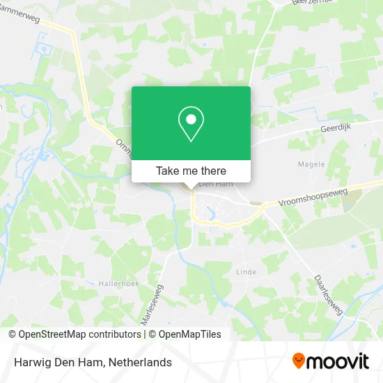 Harwig Den Ham map