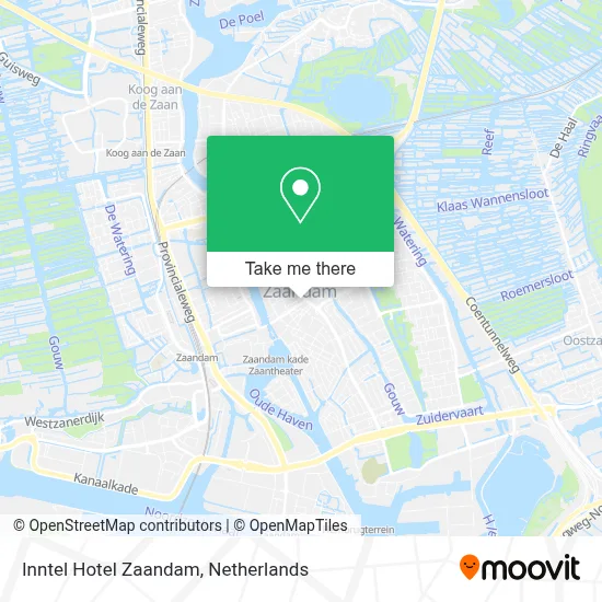 Inntel Hotel Zaandam map