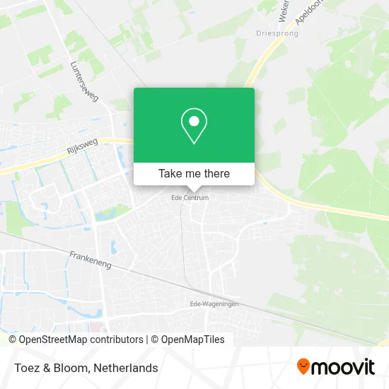 Toez & Bloom map