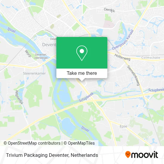 Trivium Packaging Deventer map