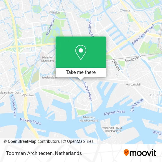 Toorman Architecten map
