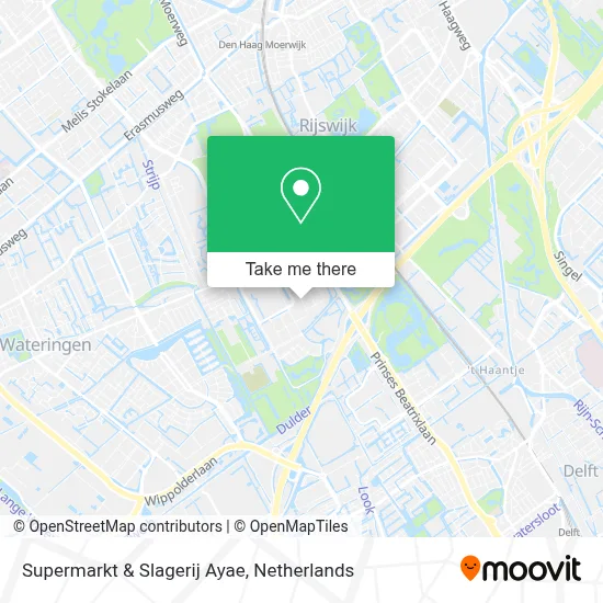 Supermarkt & Slagerij Ayae map