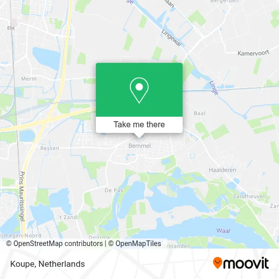 Koupe map