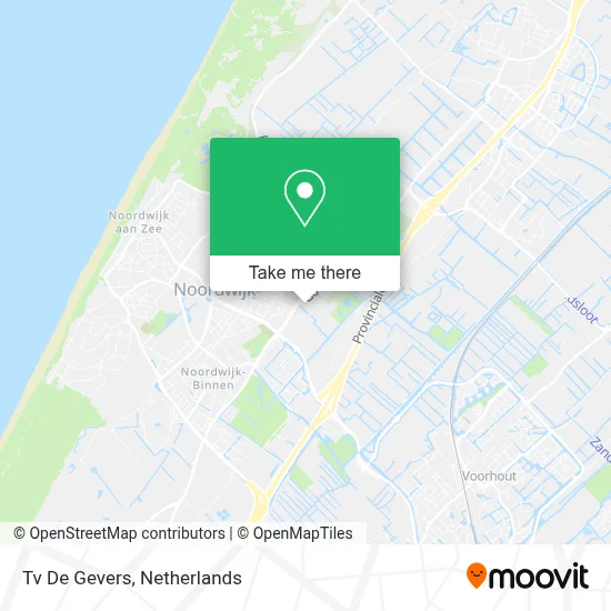 Tv De Gevers map