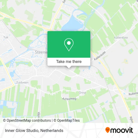 Inner Glow Studio map