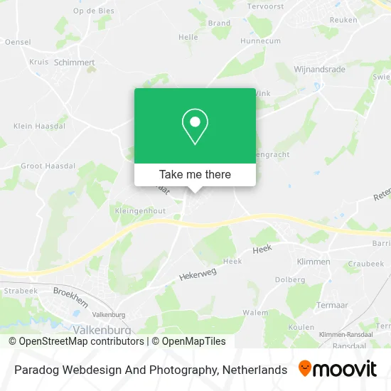 Paradog Webdesign And Photography map