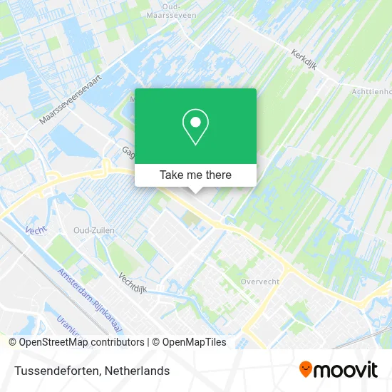 Tussendeforten map