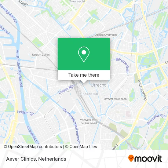 Aever Clinics map