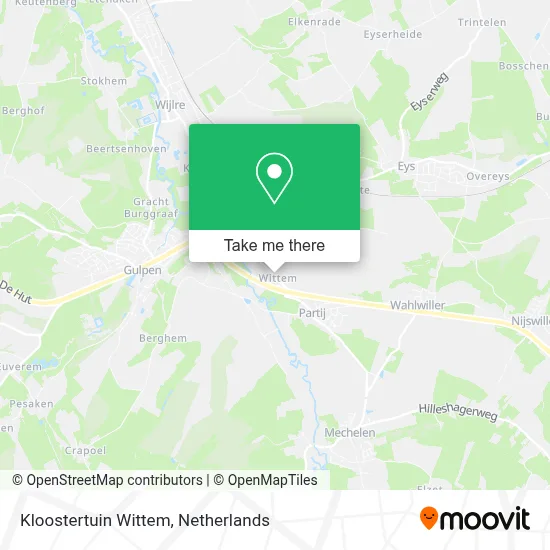 Kloostertuin Wittem map
