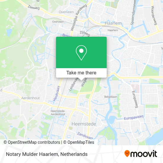 Notary Mulder Haarlem map