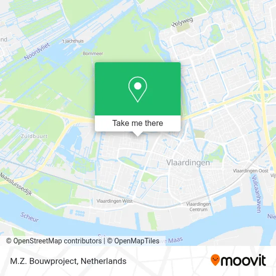 M.Z. Bouwproject map