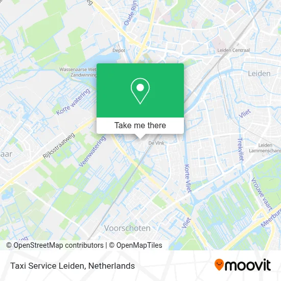 Taxi Service Leiden map