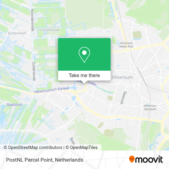 Postnl Pakketpunt map