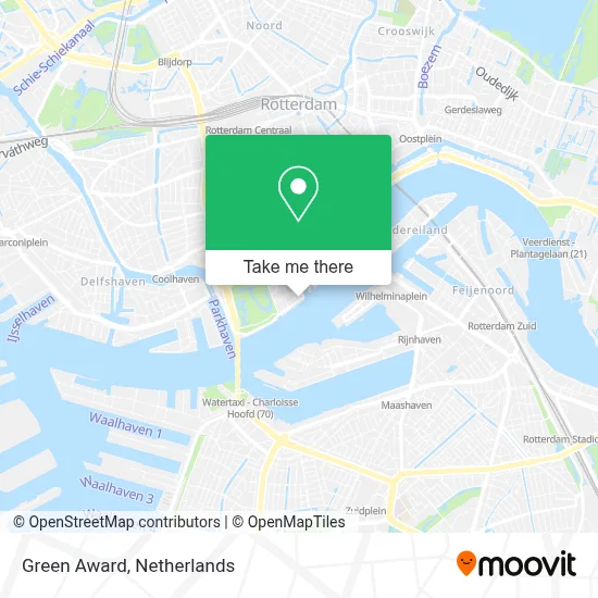 Green Award map