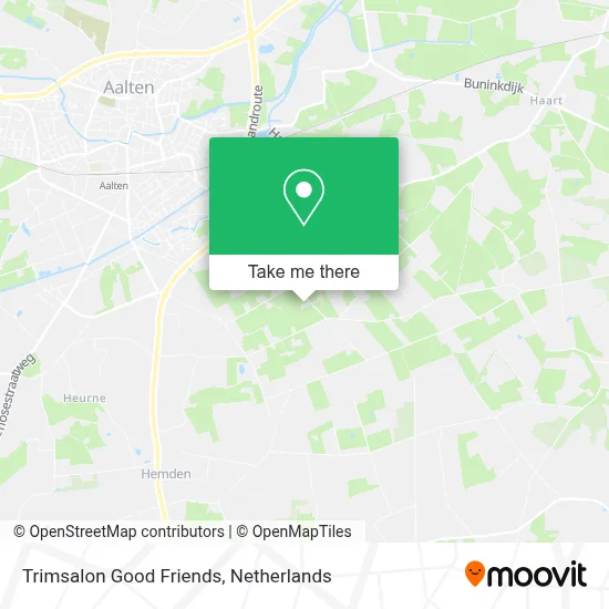 Trimsalon Good Friends map