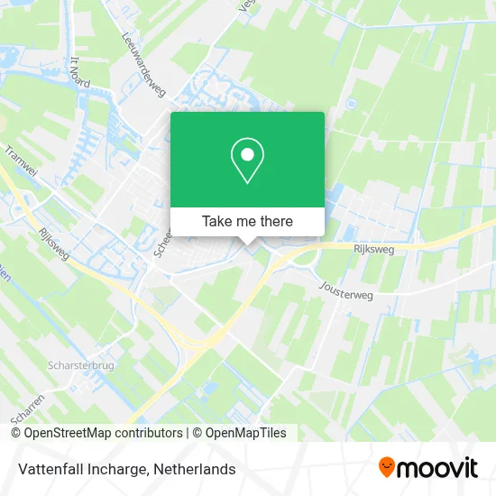 Vattenfall Incharge map