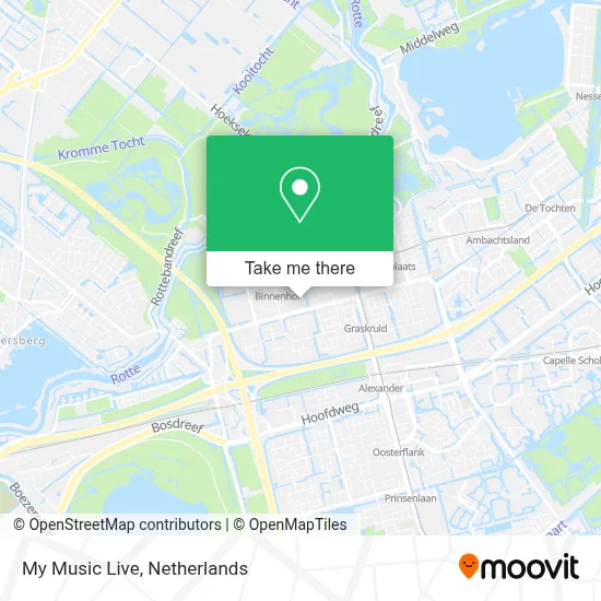 My Music Live map