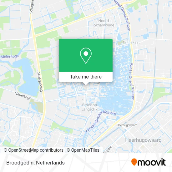 Broodgodin map