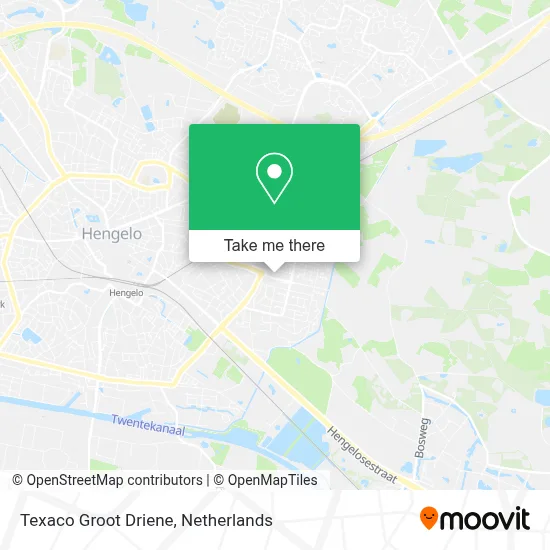 Texaco Groot Driene map