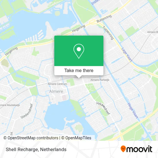 Shell Recharge map