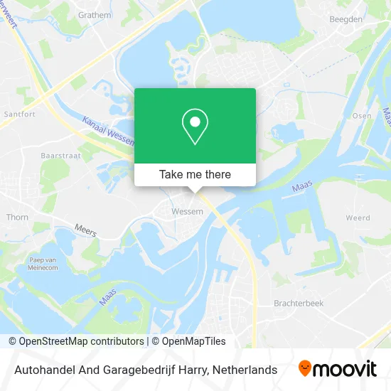 Autohandel And Garagebedrijf Harry map