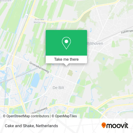Cake And Shake map