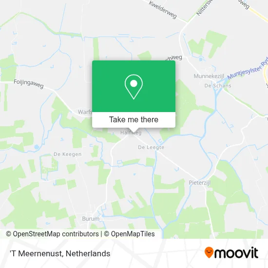 'T Meernenust map