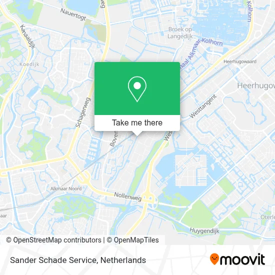 Sander Schade Service map