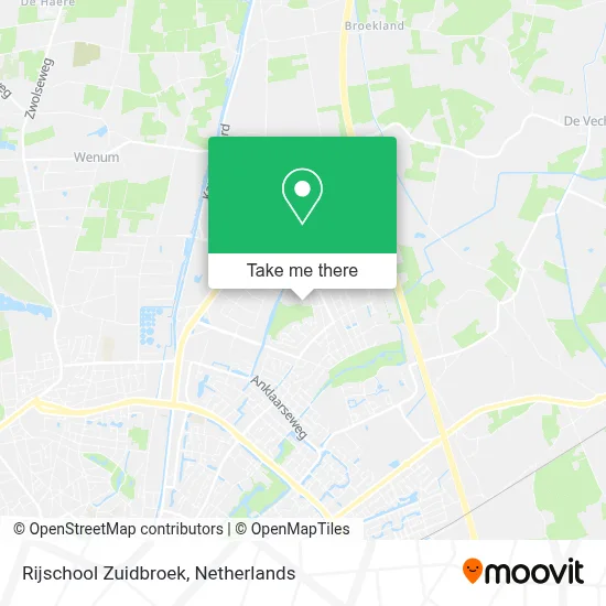 Rijschool Zuidbroek map