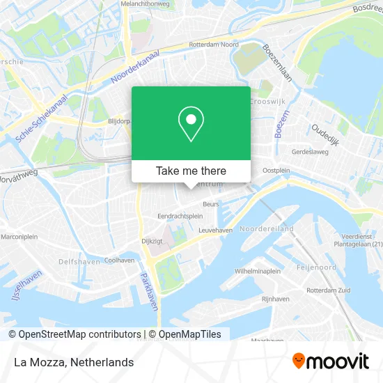 La Mozza map