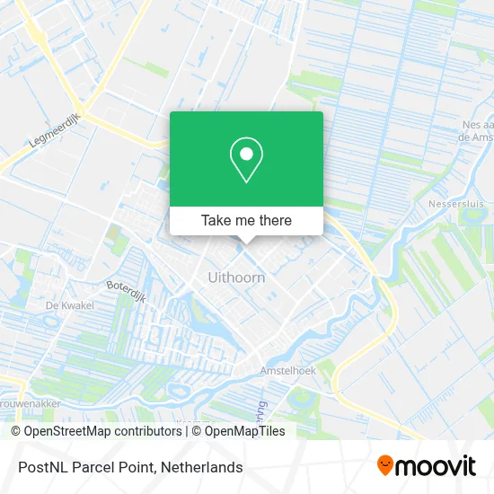 Postnl Pakketpunt map