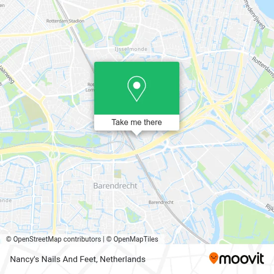 Nancy's Nails And Feet map
