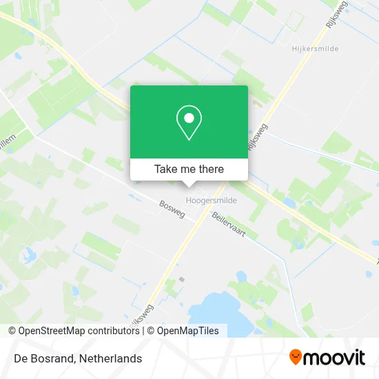 De Bosrand Karte