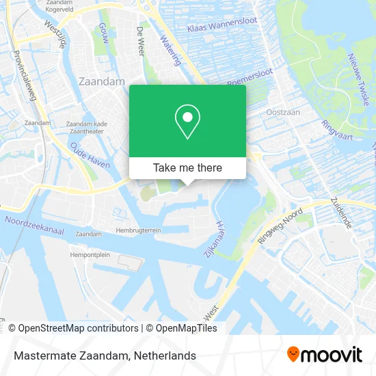 Mastermate Zaandam map