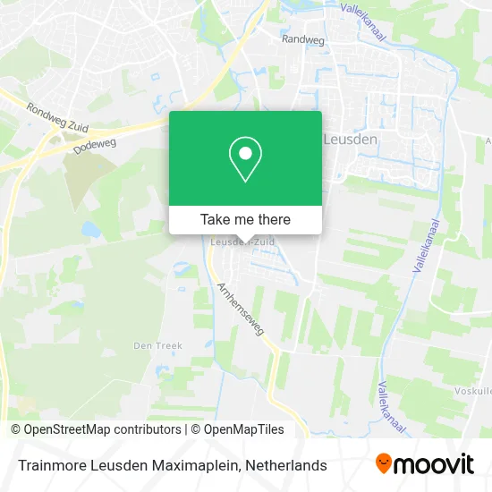 Trainmore Leusden Maximaplein map