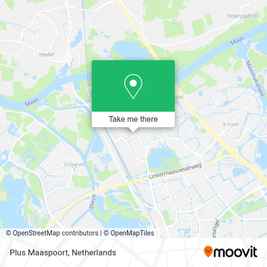 Plus Maaspoort map