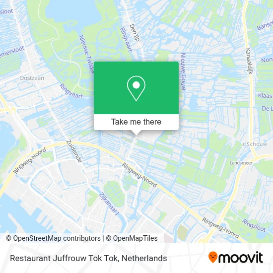 Restaurant Juffrouw Tok Tok map