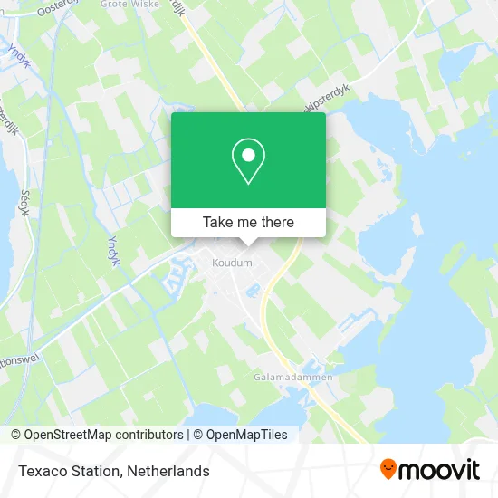 Texaco Station map