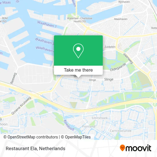 Restaurant Ela map