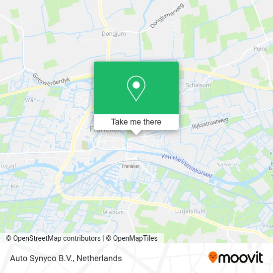 Auto Synyco B.V. map