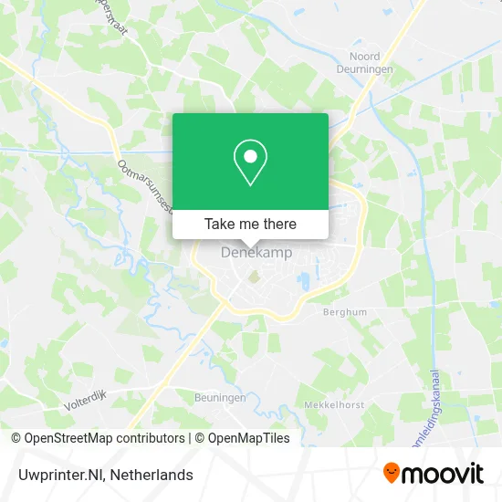 Uwprinter.Nl map
