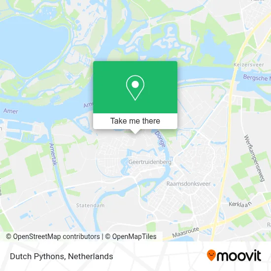 Dutch Pythons map