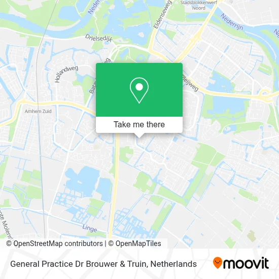 General Practice Dr Brouwer & Truin map