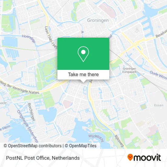 Postnl Postkantoor map