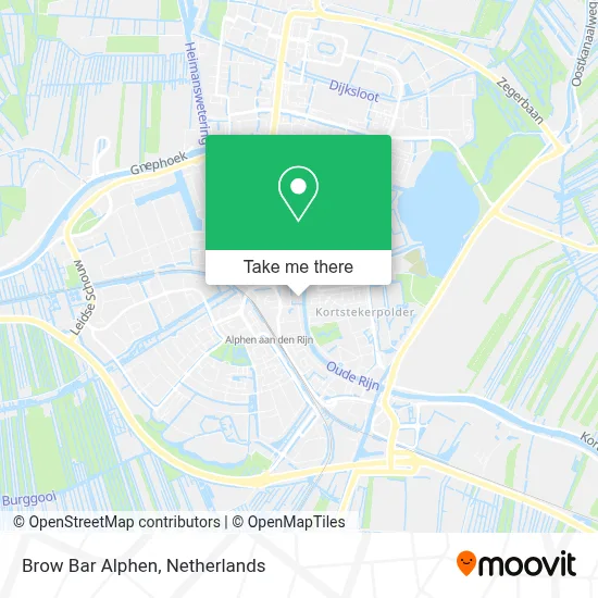 Brow Bar Alphen map