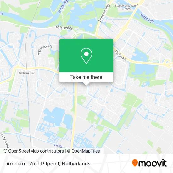 Arnhem - Zuid Pitpoint map