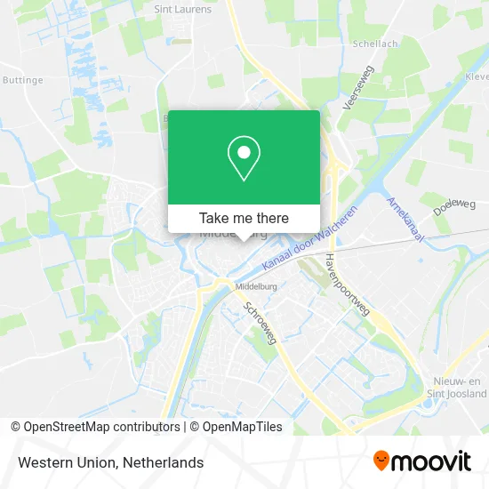 Western Union map